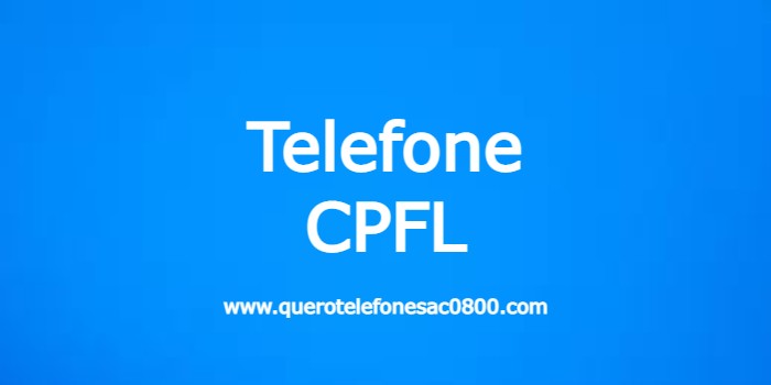 Telefone CPFL