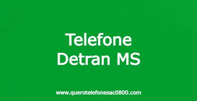 Telefone Detran MS