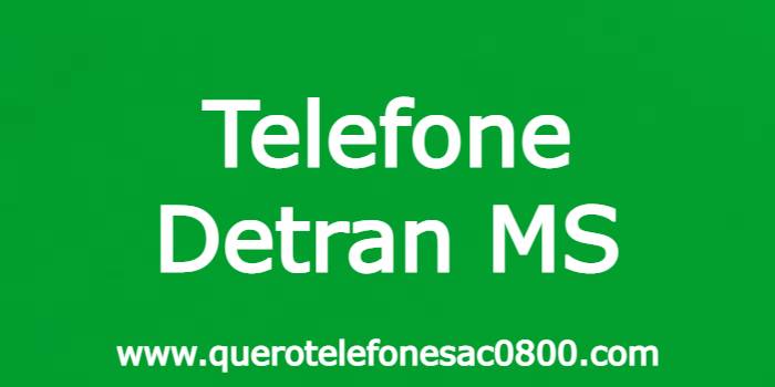 Telefone Detran MS
